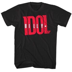 Billy Idol Vintage Punk Rock Logo Tour T-Shirt 73